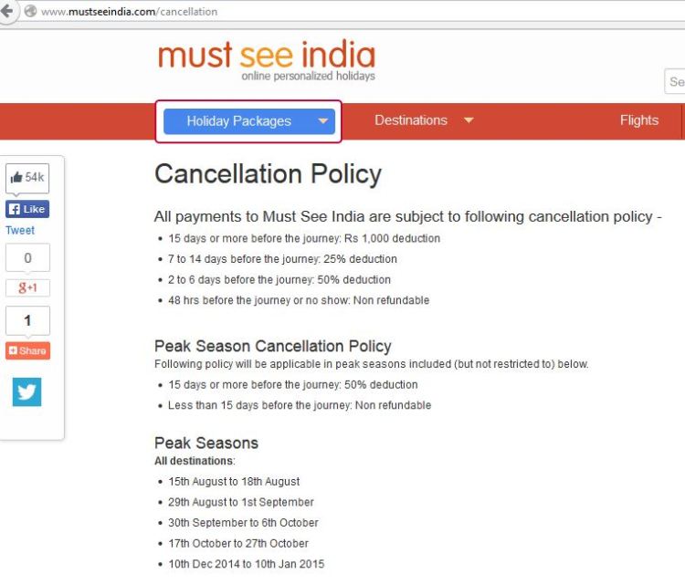 mustseeindiaunfairpolicy