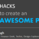 5 Hacks to create an awesome presentation