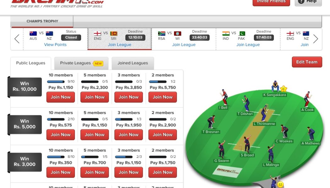 Startup Learnings from Dream11.com Fantasy Cricket