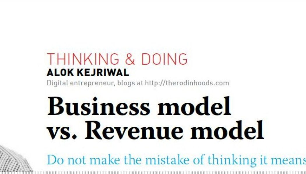 Business Model vs. Revenue Model