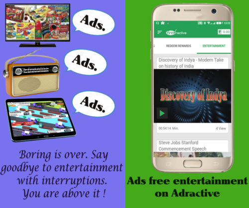 Mumbai’s new startup, Adractive, pays people money to watch Advertisements