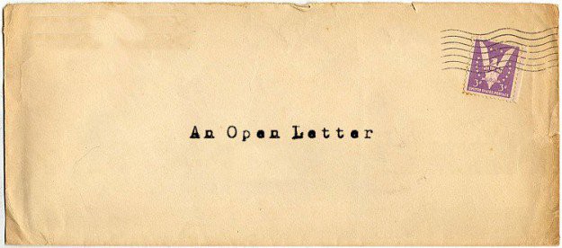 open letter pitchdeck