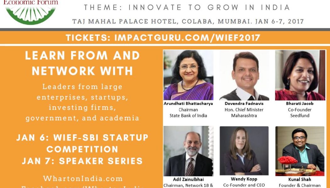 Wharton India Economic Forum – 2017