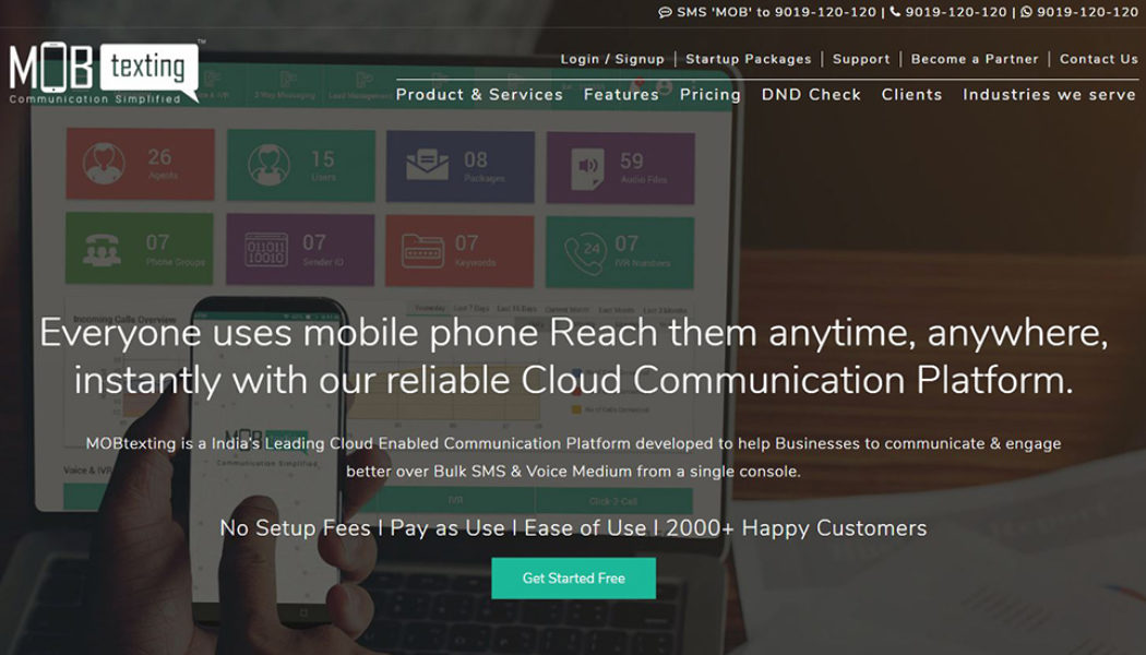 Experience a New Cloud Communication Platform with MOBtexting