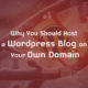 Why Should You Host a WordPress Blog on Your Own Domain?